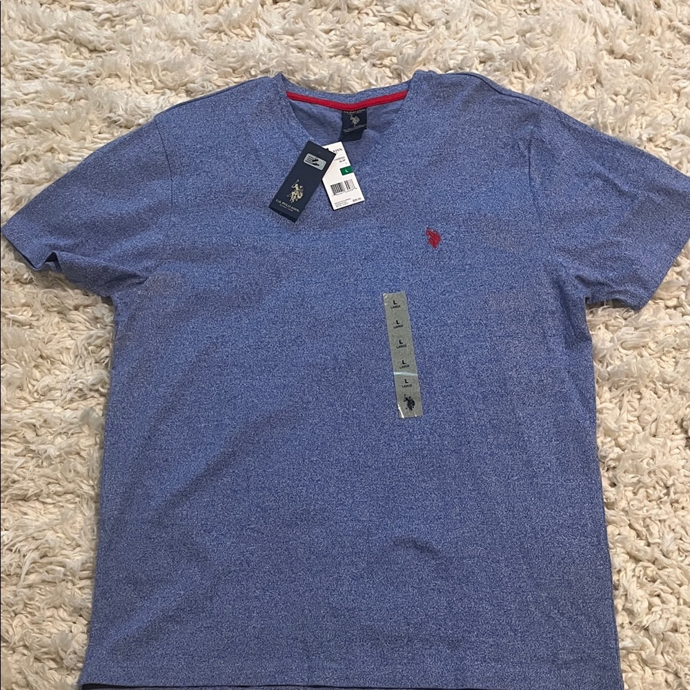Polo by Ralph Lauren Heather Blue Short Sleeve Tee